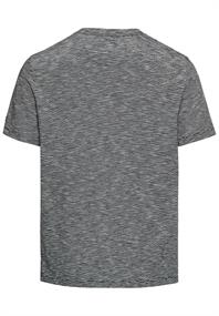 Kurzarm Henley aus reiner Baumwolle night blue