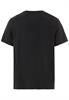 Kurzarm Henley-Shirt mit geripptem Kragen asphalt