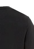 Kurzarm Henley-Shirt mit geripptem Kragen asphalt