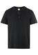 Kurzarm Henley-Shirt mit geripptem Kragen asphalt