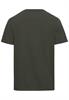 Kurzarm Henley-Shirt mit geripptem Kragen leaf green