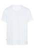 Kurzarm Henley-Shirt mit geripptem Kragen white