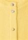 Kurzarm Jacke im Strick-Look mit Rundhals snap yellow