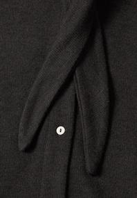 Kurzarm Jacke mit Schalkragen black coffee mel.