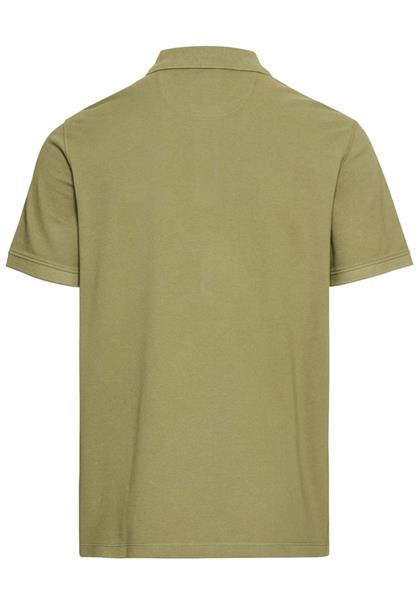 Kurzarm Poloshirt aus Baumwolle dusty khaki