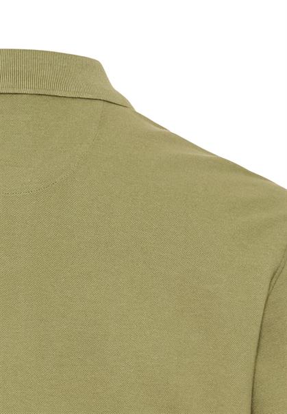 Kurzarm Poloshirt aus Baumwolle dusty khaki