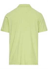 Kurzarm Poloshirt aus Baumwolle moss