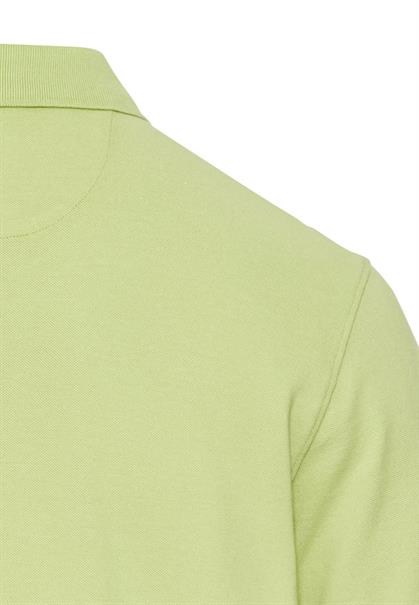 Kurzarm Poloshirt aus Baumwolle moss