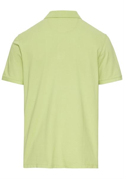 Kurzarm Poloshirt aus Baumwolle moss