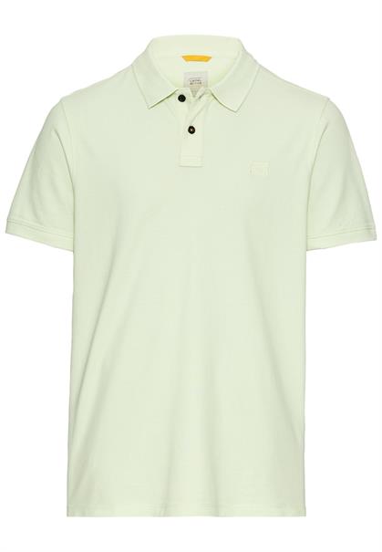 Kurzarm Poloshirt aus Baumwolle pale mint