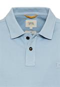 Kurzarm Poloshirt aus Baumwolle smoke blue