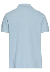 Kurzarm Poloshirt aus Baumwolle smoke blue