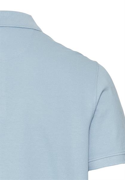 Kurzarm Poloshirt aus Baumwolle smoke blue