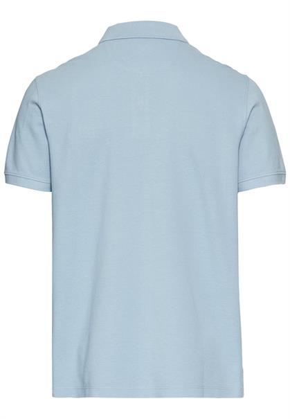 Kurzarm Poloshirt aus Baumwolle smoke blue