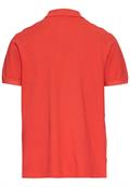 Kurzarm Poloshirt aus Baumwolle sunfaded red
