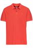 Kurzarm Poloshirt aus Baumwolle sunfaded red