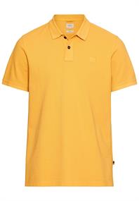 Kurzarm Poloshirt aus Baumwolle sunflower