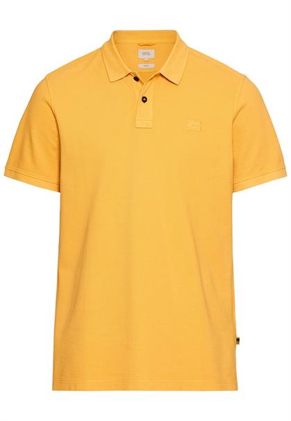 Kurzarm Poloshirt aus Baumwolle sunflower