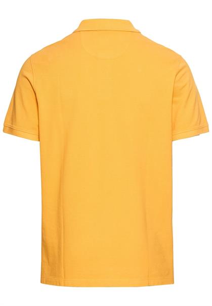 Kurzarm Poloshirt aus Baumwolle sunflower