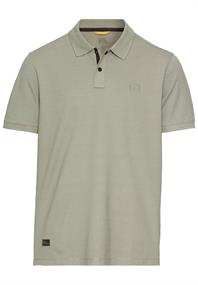 Kurzarm Poloshirt aus einem Baumwollmix khaki