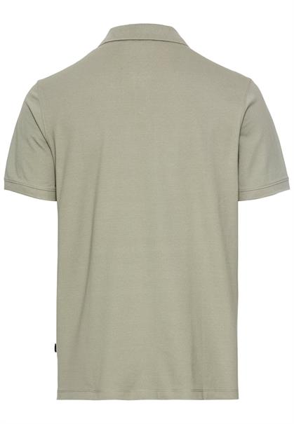 Kurzarm Poloshirt aus einem Baumwollmix khaki