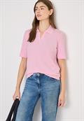 Kurzarm Poloshirt aus Piqué Ware light blush rose