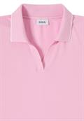 Kurzarm Poloshirt aus Piqué Ware light blush rose