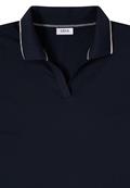 Kurzarm Poloshirt aus Piqué Ware universal blue