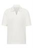 Kurzarm Poloshirt aus Piqué Ware vanilla white