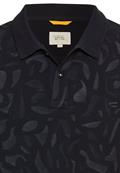 Kurzarm Poloshirt aus reiner Baumwolle dark navy
