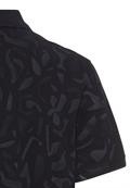 Kurzarm Poloshirt aus reiner Baumwolle dark navy