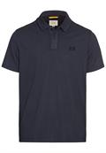 Kurzarm Poloshirt aus reiner Baumwolle dark navy