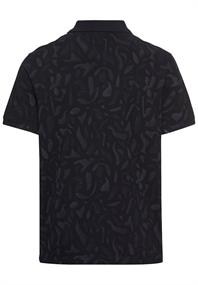 Kurzarm Poloshirt aus reiner Baumwolle dark navy