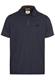 Kurzarm Poloshirt aus reiner Baumwolle dark navy