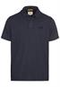 Kurzarm Poloshirt aus reiner Baumwolle dark navy