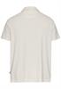 Kurzarm Poloshirt aus reiner Baumwolle ecru