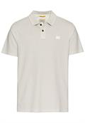 Kurzarm Poloshirt aus reiner Baumwolle ecru