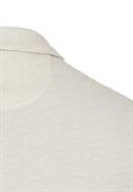 Kurzarm Poloshirt aus reiner Baumwolle ecru