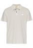 Kurzarm Poloshirt aus reiner Baumwolle ecru