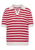 Kurzarm Poloshirt in Mesh-Qualität glazed apple red