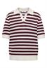 Kurzarm Poloshirt in Mesh-Qualität sweet grape red