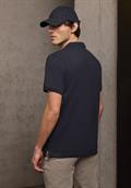 Kurzarm Poloshirt in Stretchqualität dark ink blue