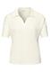 Kurzarm Poloshirt in Unifarbe off white
