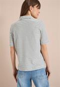 Kurzarm Poloshirt mit Streifen universal blue