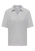 Kurzarm Poloshirt mit Streifen universal blue