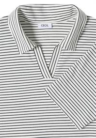 Kurzarm Poloshirt mit Streifen universal blue