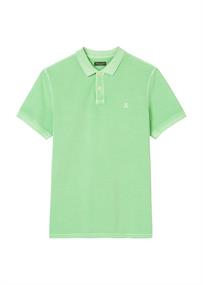 Kurzarm-Poloshirt Piqué regular luminous green