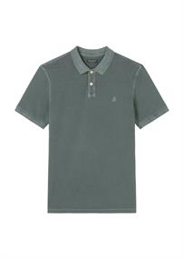 Kurzarm-Poloshirt Piqué regular mangrove