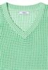 Kurzarm Pullover im Crochet-Look juicy lime