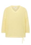 Kurzarm Pullover im Crochet-Look light buttermilk yellow